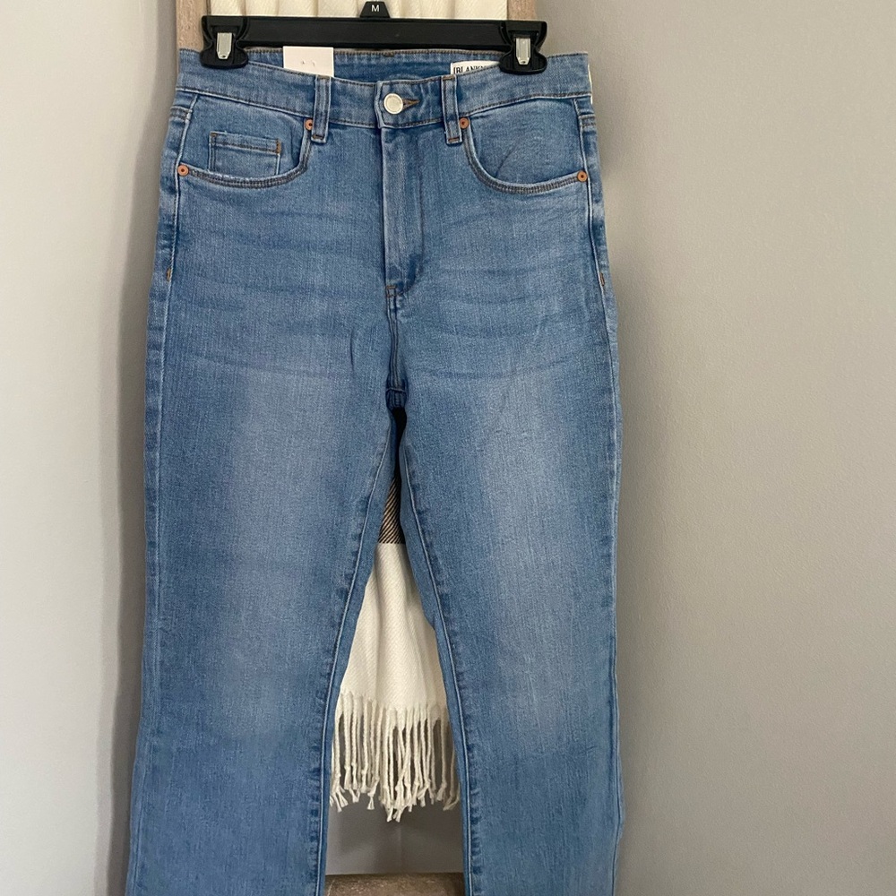 Blank NYC Blue Straight Leg Jeans